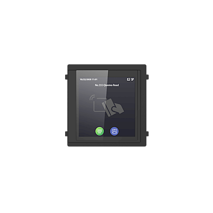 DS-KD-TDM Module Intercom, Touch Display met MiFare Kaartlezer