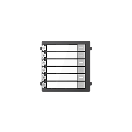 DS-KD-KK/S Module Intercom met 6 Beldrukkers RVS