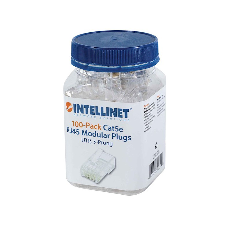 Cat5e UTP netwerk connector 100 stuks