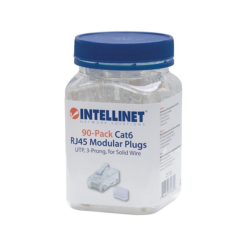 Cat6 UTP netwerk connector 90 stuks