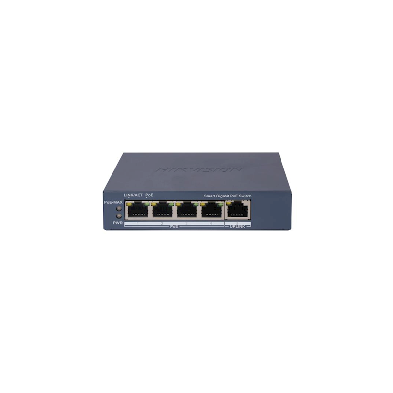 DS-3E1505P-EI Hikvision, 4 poorten gigabit smart managed poe switch DS-3E1505P-EI Hikvision, 4 poorten gigabit smart managed poe switch