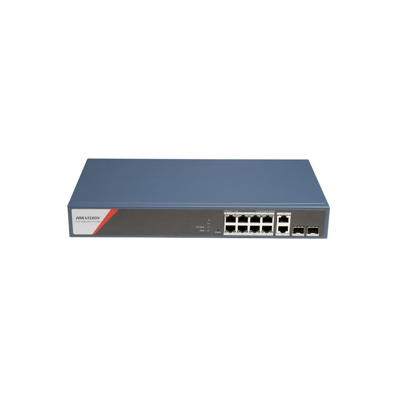 DS-3E1512HP-SI-8P2T2F Hikvision, 8 poorten gigabit smart poe switch DS-3E1512HP-SI-8P2T2F Hikvision, 8 poorten gigabit smart poe switch