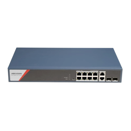 DS-3E1512HP-SI-8P2T2F Hikvision, 8 poorten gigabit smart poe switch