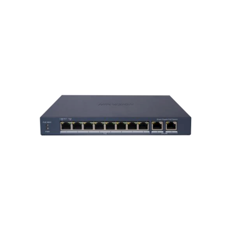 DS-3E1510P-EI-V2 Hikvision, 8 poorten managed gigabit switch DS-3E1510P-EI-V2 Hikvision, 8 poorten managed gigabit switch