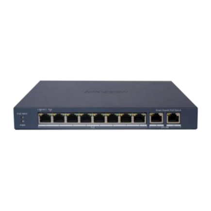 DS-3E1510P-EI-V2 Hikvision, 8 poorten managed gigabit switch