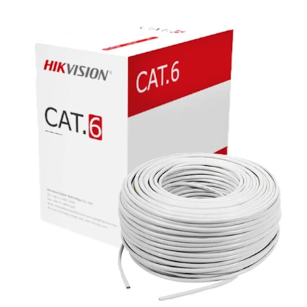 DS-1LN6UEL5/WHITE-305M Hikvision, Cat6 UTP kabel 305m wit